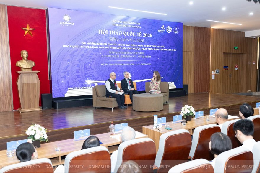 Cafef.vn - Giáo sư Nhật Bản bàn về tương lai nguồn nhân lực tiếng Nhật trong thời đại AI tại Đại học Đại Nam