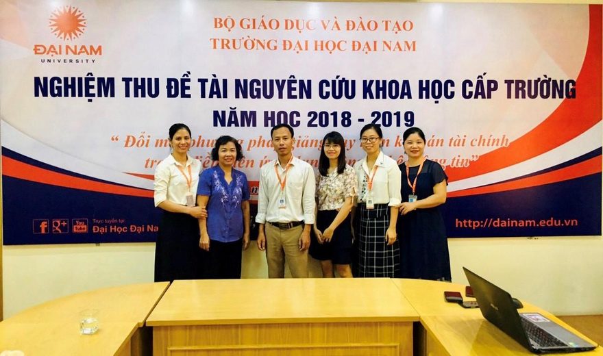 Nghiệm thu đề tài NCKH “Đổi mới phương pháp giảng dạy môn Kế toán tài chính trong điều kiện ứng dụng CNTT”
