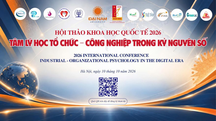 Trường Đại học Đại Nam và Đại học Bách khoa Hà Nội đồng tổ chức Hội thảo Khoa học quốc tế IOPC 2026: Khi AI thay đổi công việc, con người cần thay đổi ra sao?